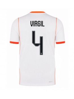 Billige Nederland Virgil van Dijk #4 Bortedrakt VM 2026 Kortermet